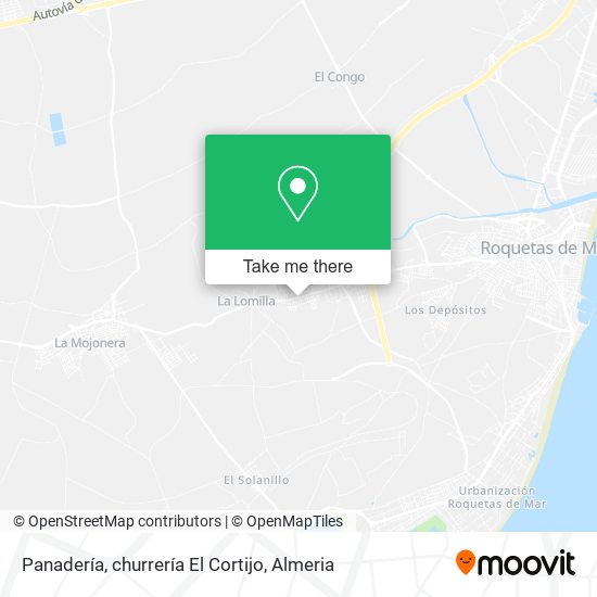 Panadería, churrería El Cortijo map