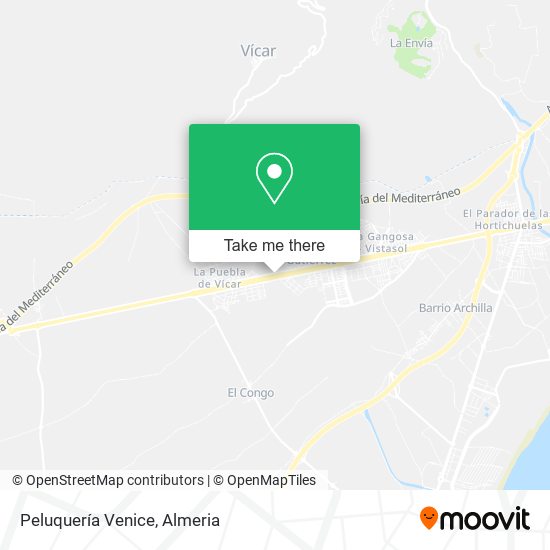 Peluquería Venice map