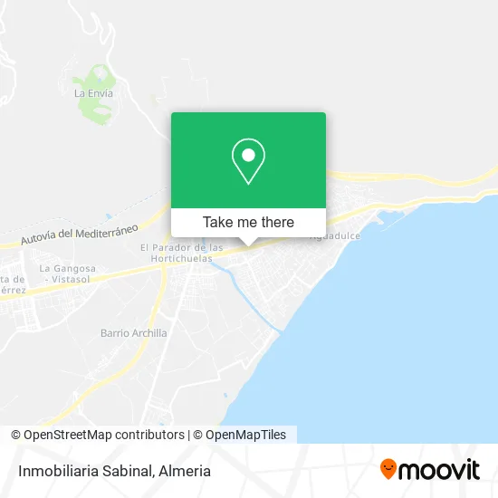 Inmobiliaria Sabinal map