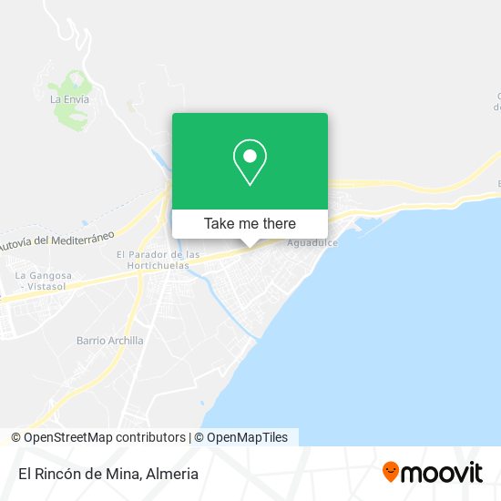 El Rincón de Mina map