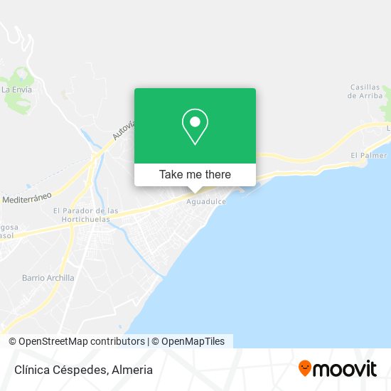 Clínica Céspedes map