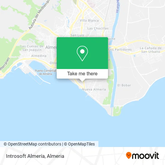 Introsoft Almería map