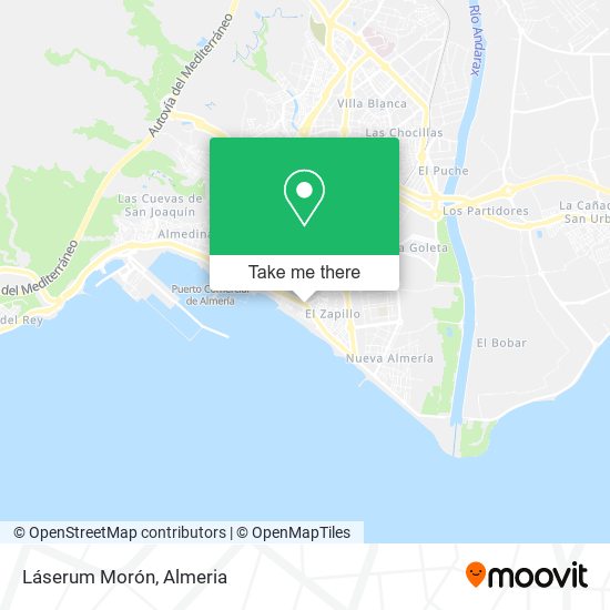 Láserum Morón map