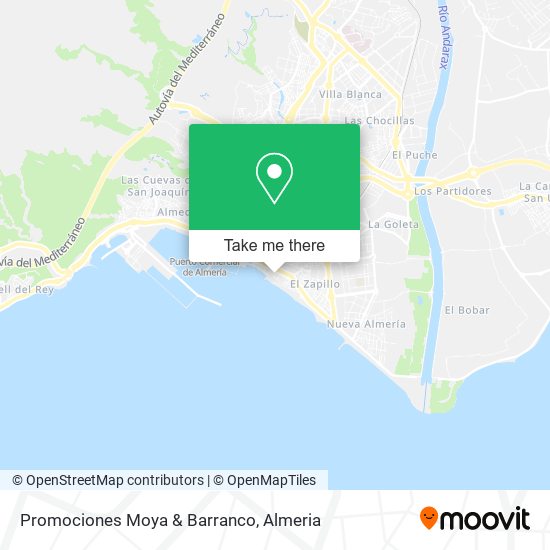 Promociones Moya & Barranco map