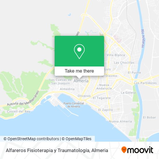 Alfareros Fisioterapia y Traumatología map