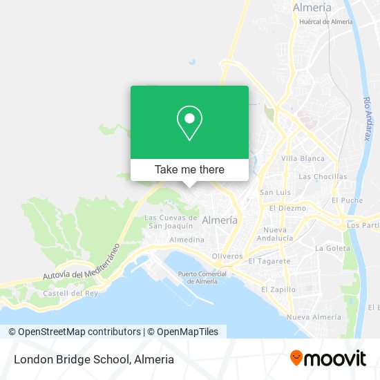 mapa London Bridge School