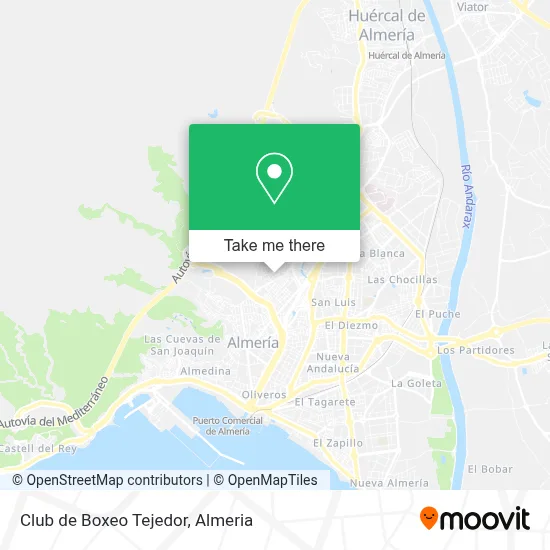 Club de Boxeo Tejedor map