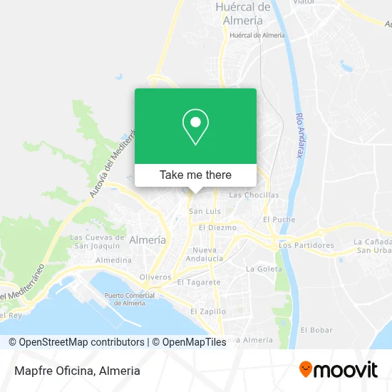 Mapfre Oficina map