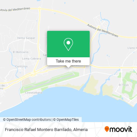 Francisco Rafael Montero Barrilado map