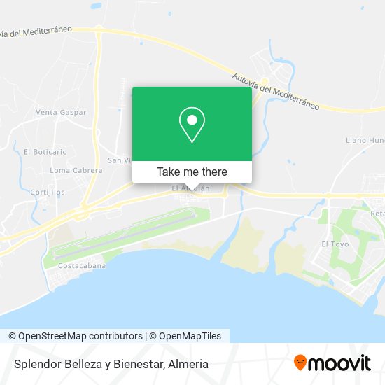 Splendor Belleza y Bienestar map