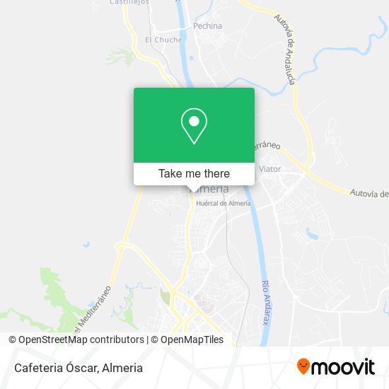 Cafeteria Óscar map