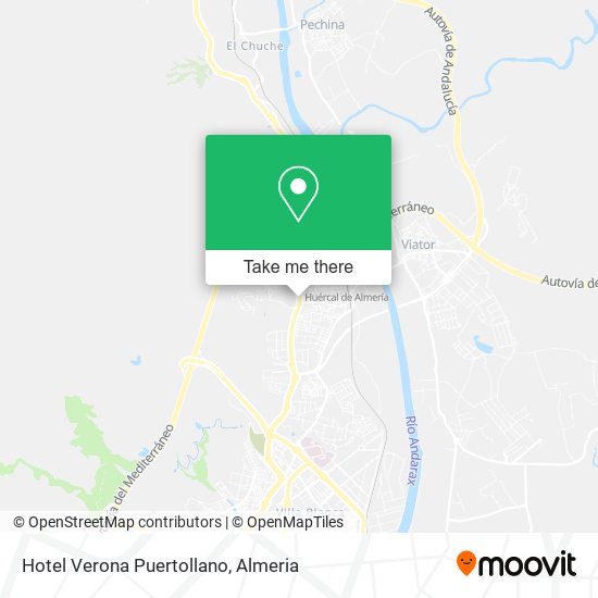 Hotel Verona Puertollano map