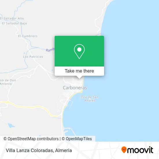 Villa Lanza Coloradas map