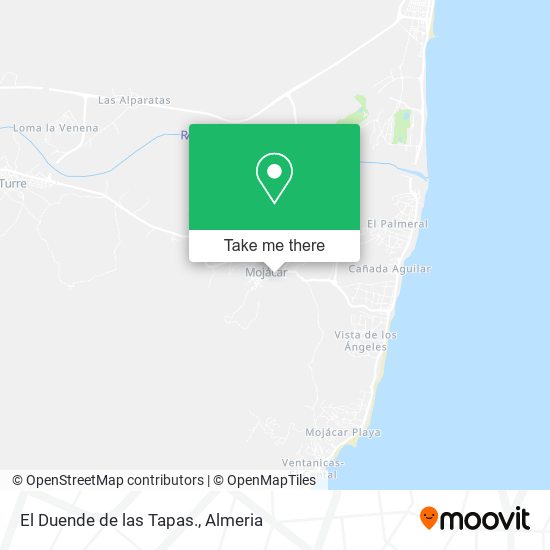 El Duende de las Tapas. map