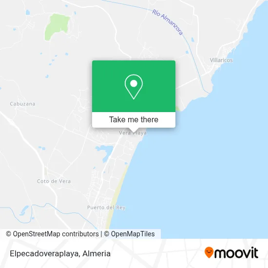 Elpecadoveraplaya map