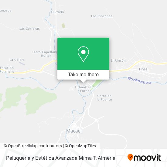 Peluqueria y Estética Avanzada Mima-T map