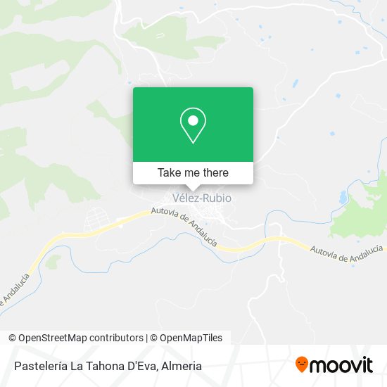 mapa Pastelería La Tahona D'Eva