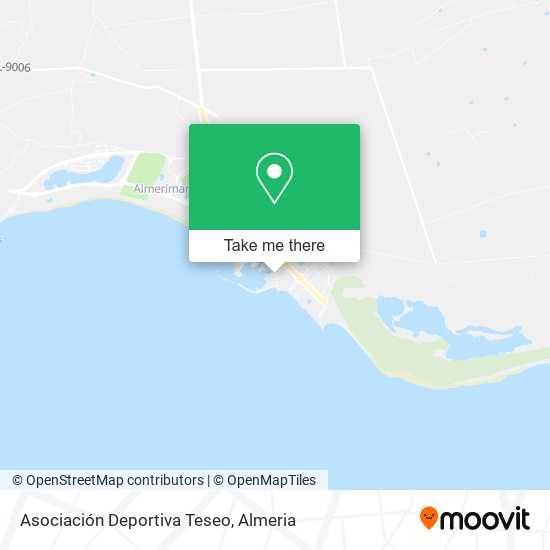 Asociación Deportiva Teseo map