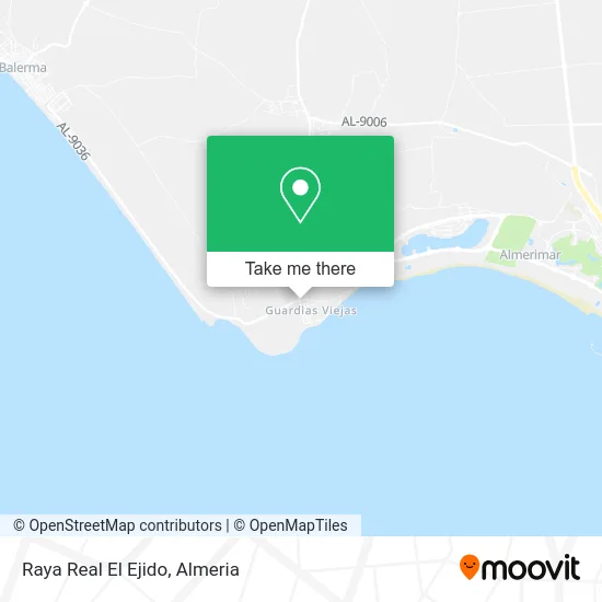 Raya Real El Ejido map