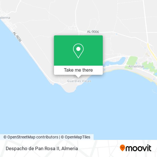 Despacho de Pan Rosa II map