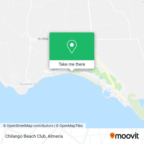 Chilango Beach Club map