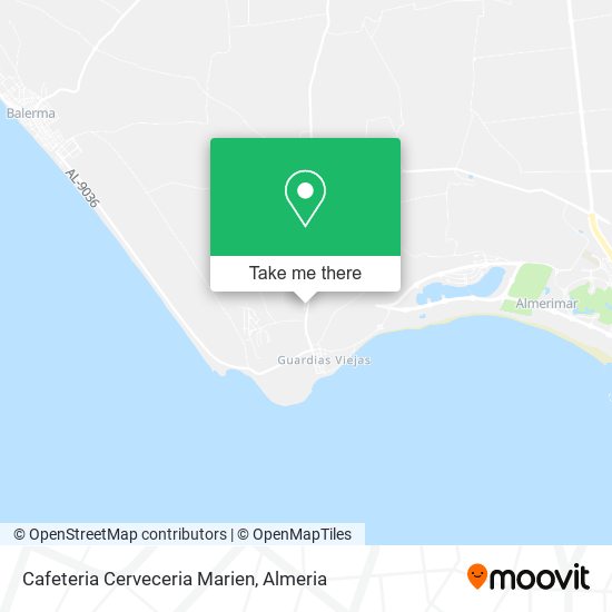 Cafeteria Cerveceria Marien map