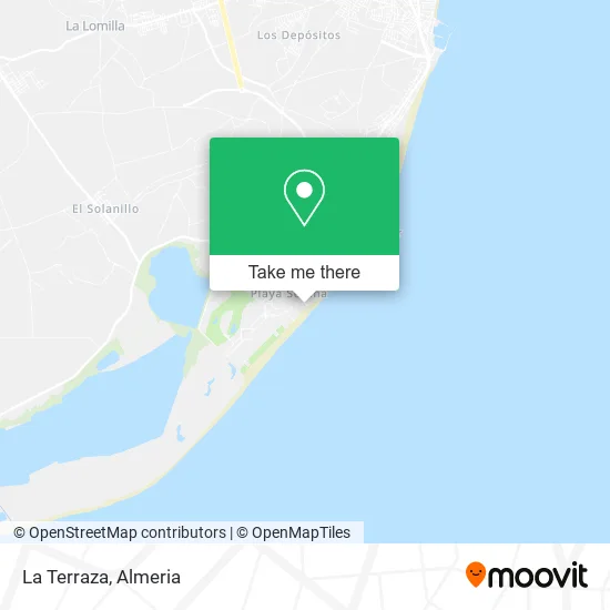 La Terraza map