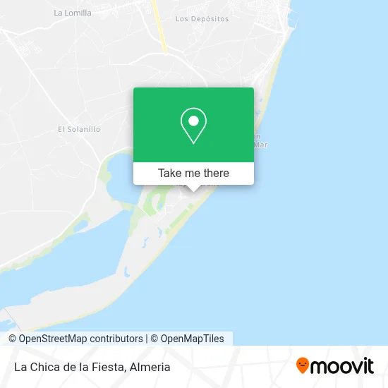 La Chica de la Fiesta map