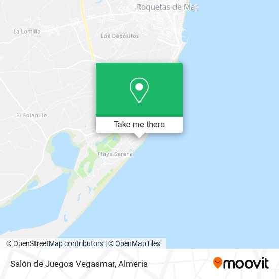 Salón de Juegos Vegasmar map