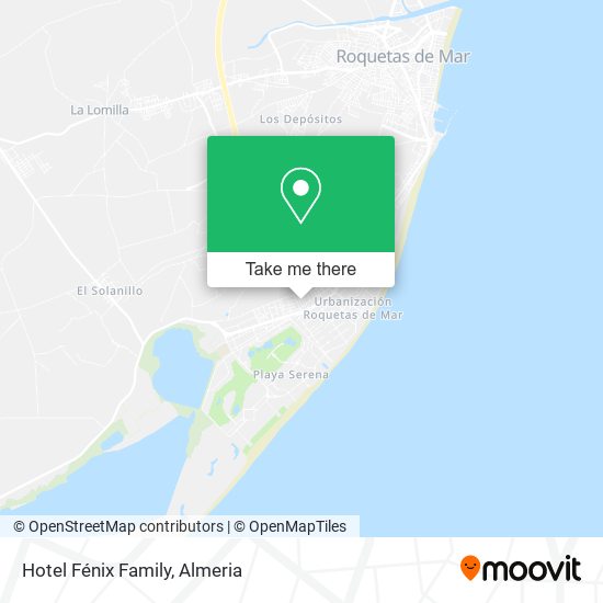 Hotel Fénix Family map
