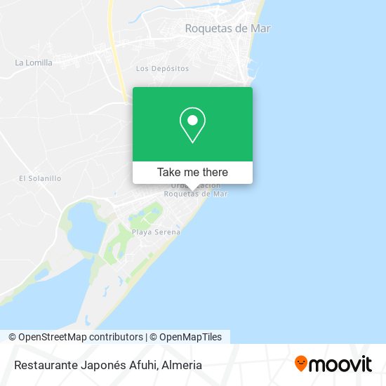 Restaurante Japonés Afuhi map