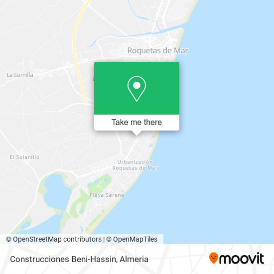 Construcciones Beni-Hassin map