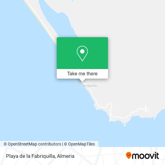 Playa de la Fabriquilla map