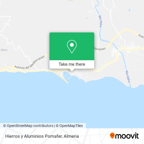 Hierros y Aluminios Pomafer map