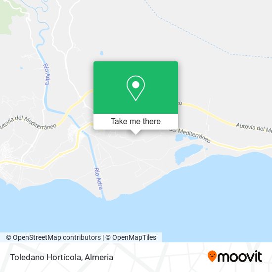 Toledano Hortícola map