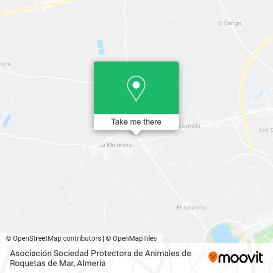 Asociación Sociedad Protectora de Animales de Roquetas de Mar map