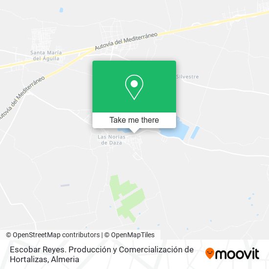 Escobar Reyes. Producción y Comercialización de Hortalizas map