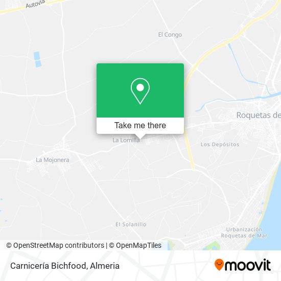 Carnicería Bichfood map