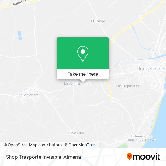 mapa Shop Trasporte Invisible