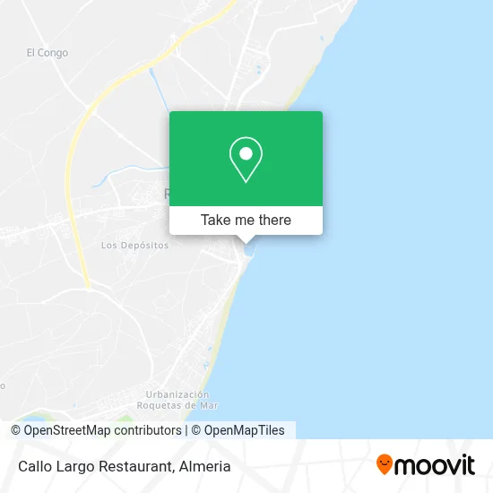 Callo Largo Restaurant map