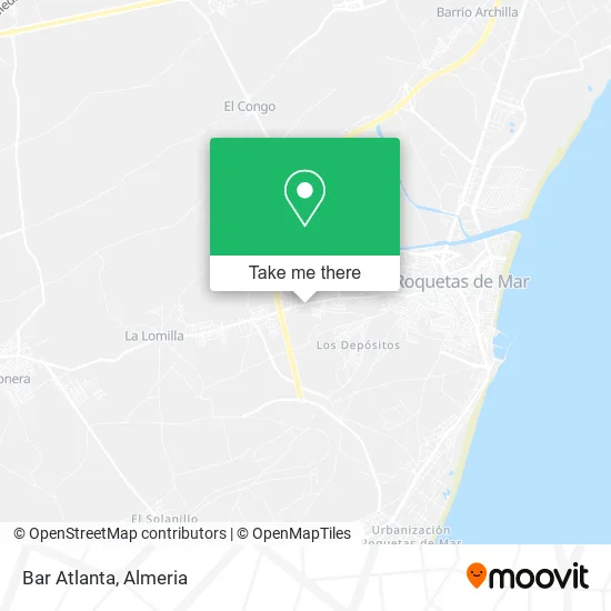Bar Atlanta map