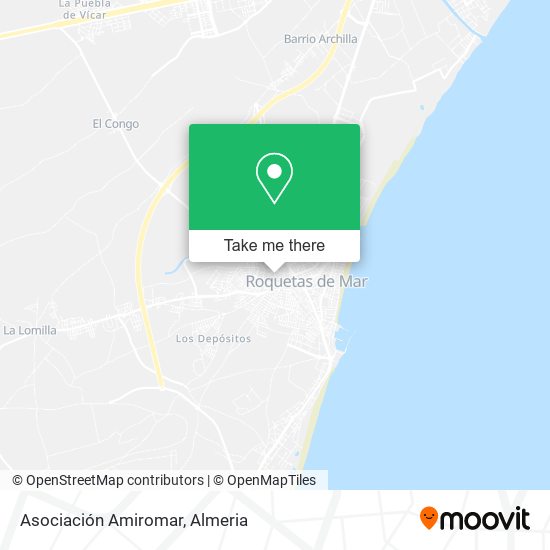 Asociación Amiromar map