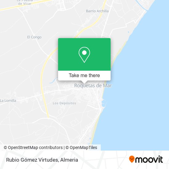 Rubio Gómez Virtudes map
