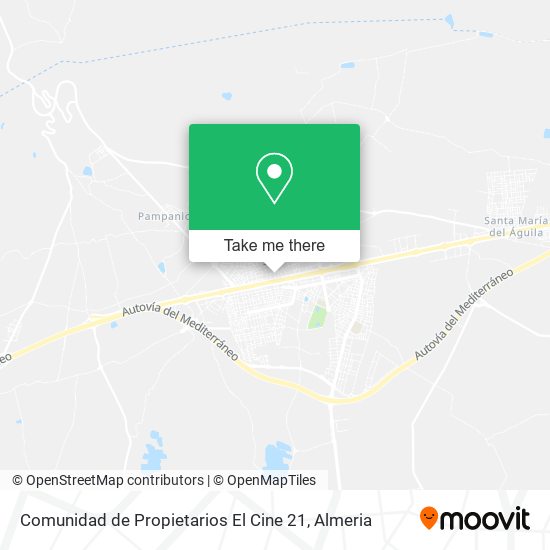 Comunidad de Propietarios El Cine 21 map