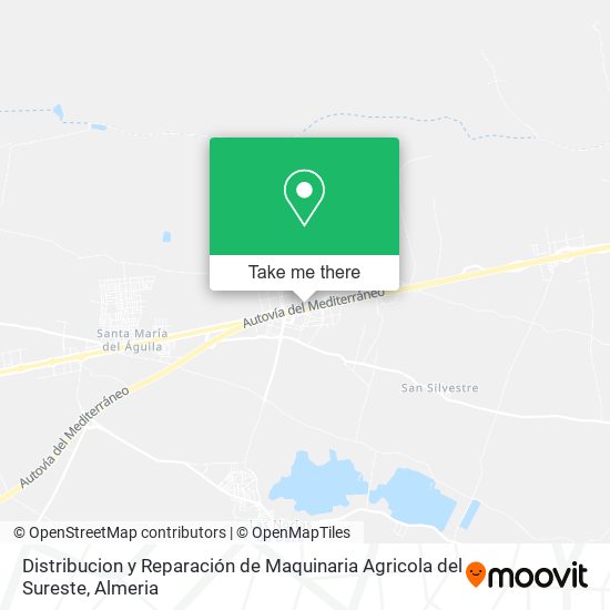 Distribucion y Reparación de Maquinaria Agricola del Sureste map