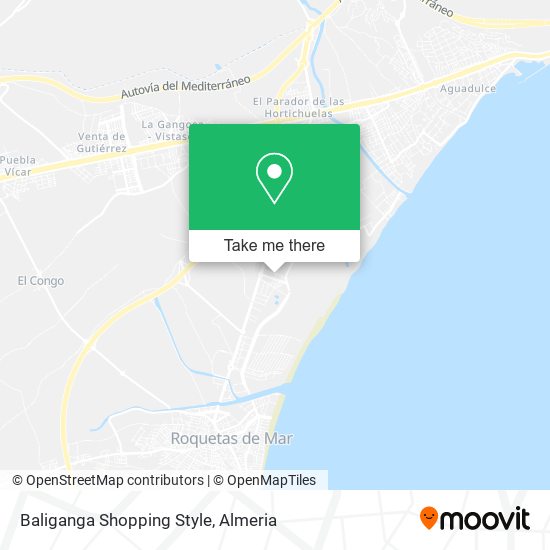 Baliganga Shopping Style map