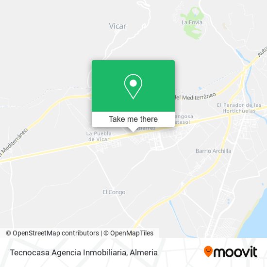 mapa Tecnocasa Agencia Inmobiliaria