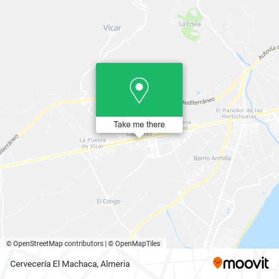 Cervecería El Machaca map