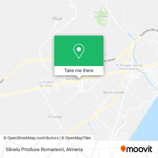 Sibielu Produse Romanesti map