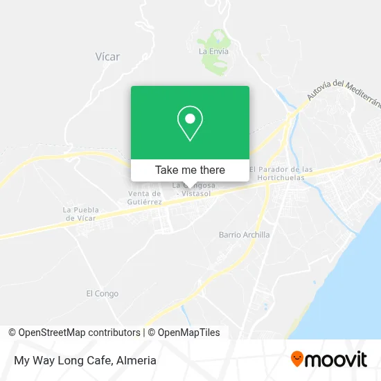 My Way Long Cafe map